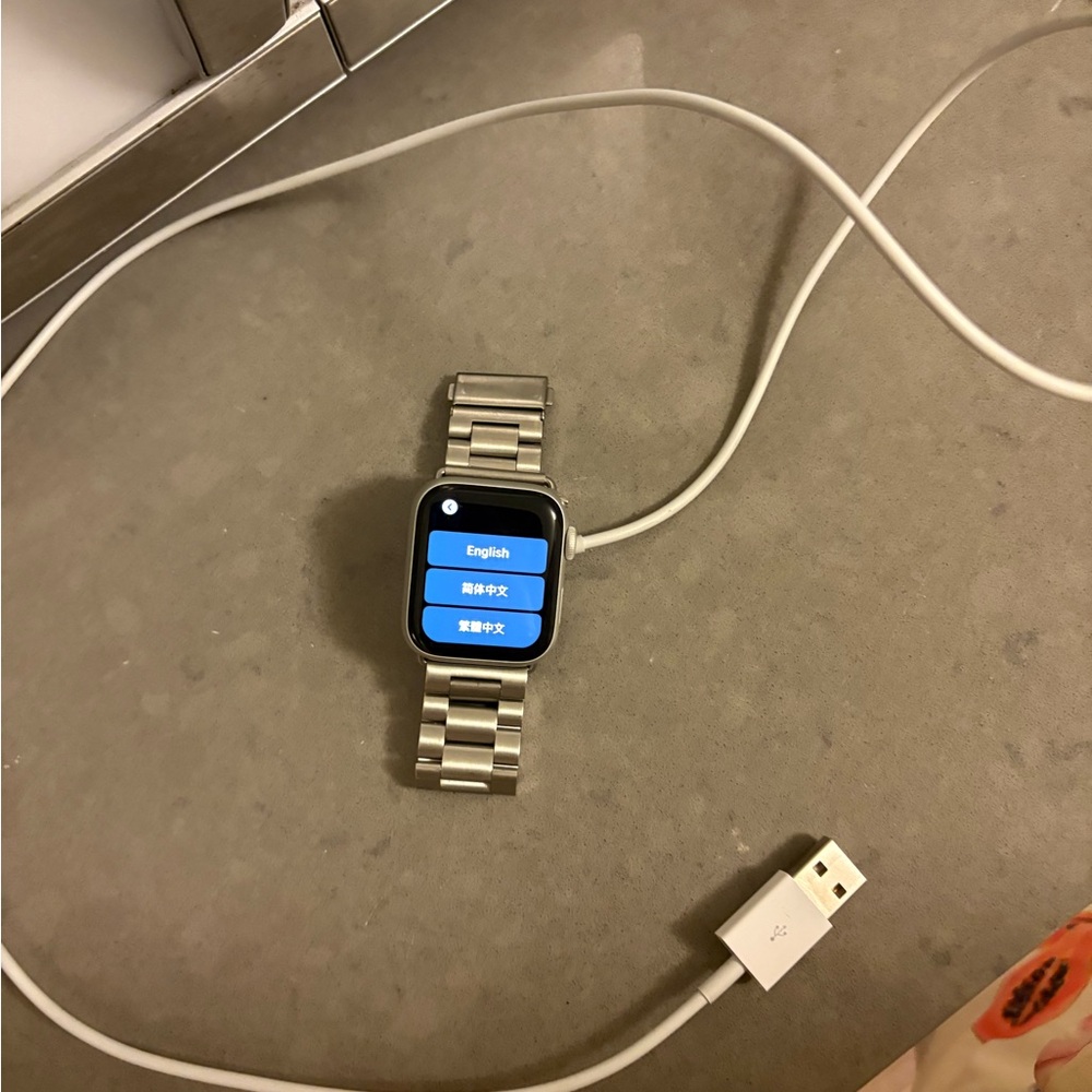 Apple Watch Series 5 in Silver titanium & ceramic (with multiple bands) - Picture 3 of 5